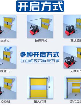 PV卷C布快软速帘堆门隔断无尘洁净车间卫SVD生感应门帘工积业提升