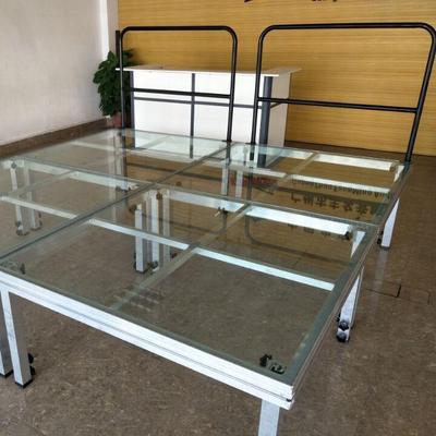 玻简易630舞台卡扣快台装活动钢璃s化玻璃舞台出售出口舞tage