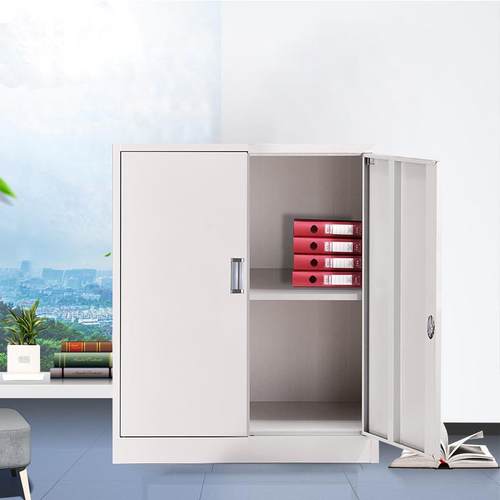 07分下节对室开门文件柜办公皮铁物柜档案柜矮柜车间工具柜储柜柜