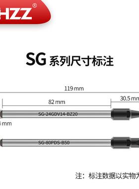 阿波罗200919W烙铁头SG-24PGDV14O-BZ20SG-8PDS-B050铬铁头APOL焊