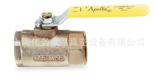 Apollo手动青铜球阀3/8NPT