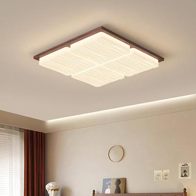 法顶式复古客厅光全谱胡桃43279木色新式大气中古现代简约卧中室