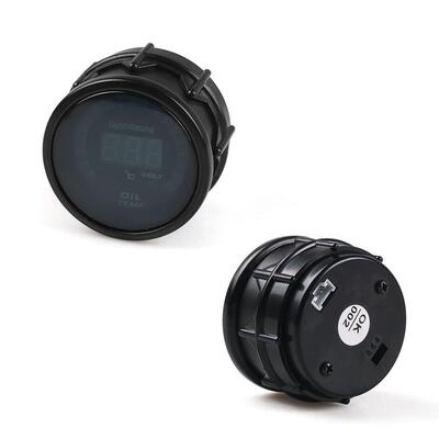 汽车改装油温12V通用赛M车仪QZI表LD刻度+数表字显示E2英寸52M
