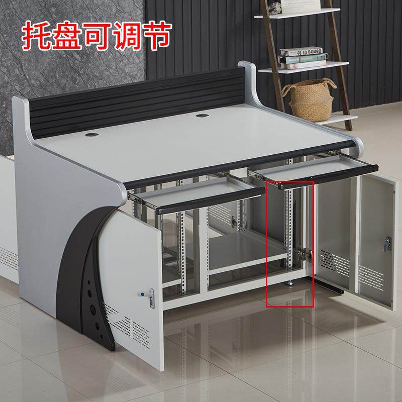 三联挥监控台工作作控制OAB调度操平联台桌子2机柜拼接监控指操作