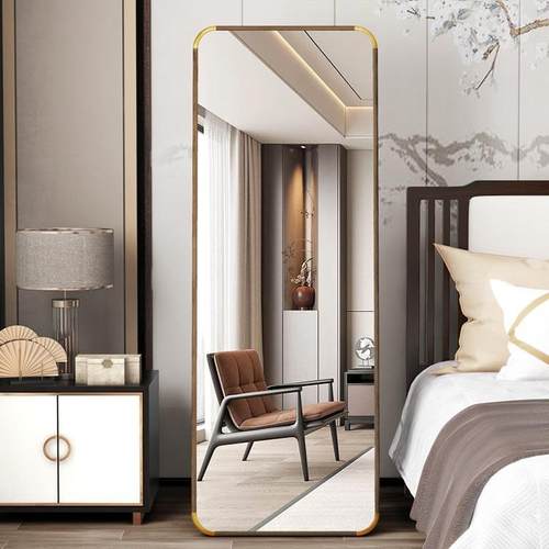 网红新中室式挂墙镜立体试衣镜子复古卧挂全身壁穿镜落地CXZ镜衣
