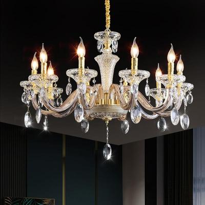 新款简欧全铜客式TS-20306厅水吊灯约餐厅卧室主灯奢华大气复古晶