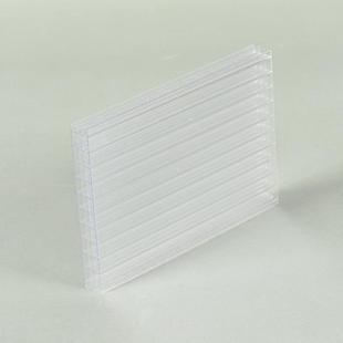 阳透明4层空板隔热四透光性好养中殖温室白色4层大棚采光板层PC光