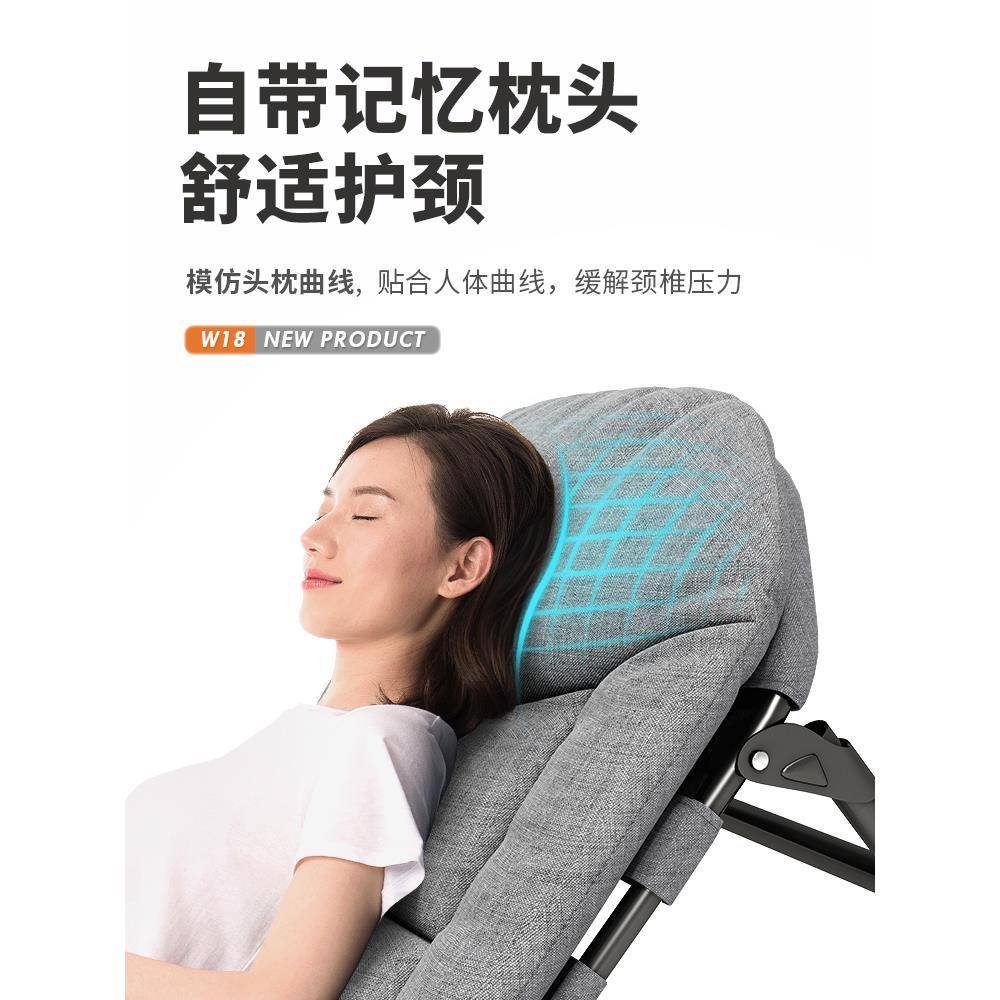 小朋友折叠床短款单人床午休午睡躺椅工位迷你小床折叠