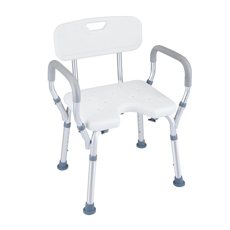 卫浴生间升残疾人室沐浴坐凳子防滑可降舒适老人淋271浴椅椅防侧