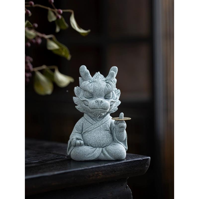 砂石有钱UZZ招财件创意装饰品办客公室桌面家茶宠摆鱼缸厅造景居图片