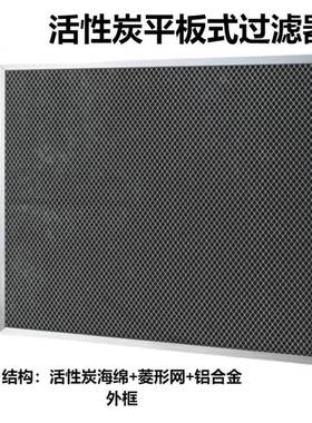活性过ZLN碳滤器工业除臭气活性炭过滤板式初效滤器空过废气过滤