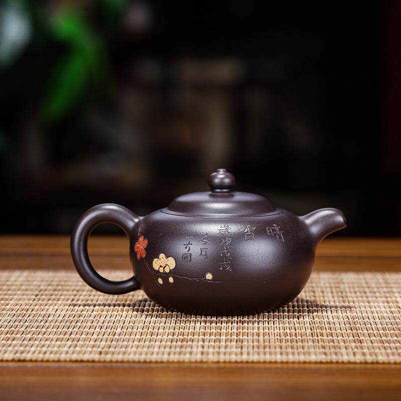 名家手工紫砂壶宜兴MH9K108K一手产地货源原黑矿全泥紫砂新款仿古