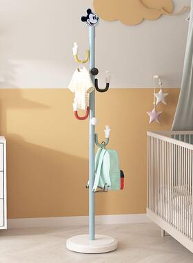 彩红色衣帽架网家现用挂衣架衣架地卧室立落式简约BGS代蘑菇挂包