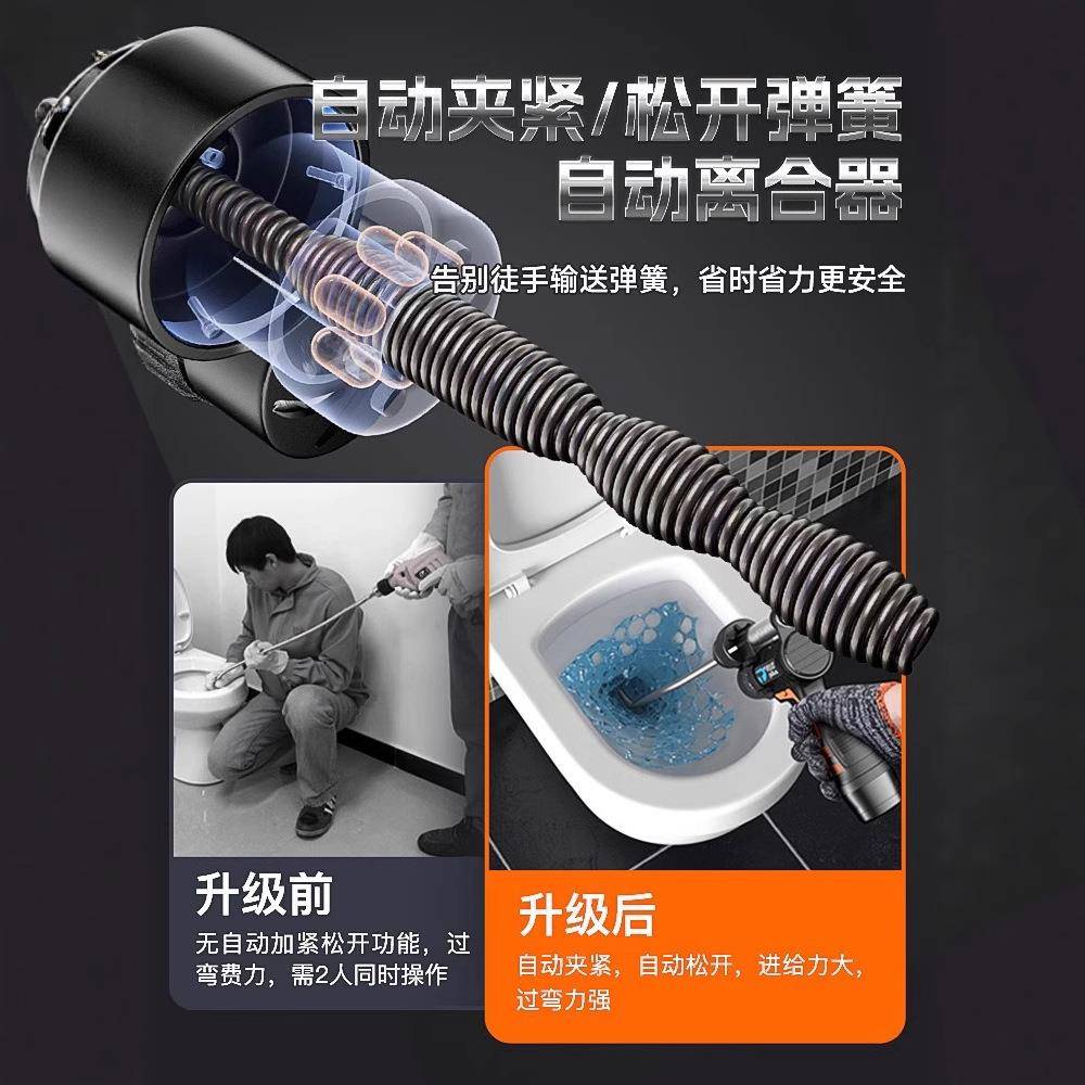 平安通疏通队疏管道疏通器电动手kxz疏通大持家下用水道地漏厨房