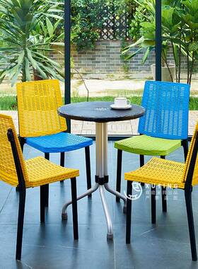 塑料PPY2桌椅户小孩儿休闲注塑桌子室椅子童外休闲庭院阳台内组合