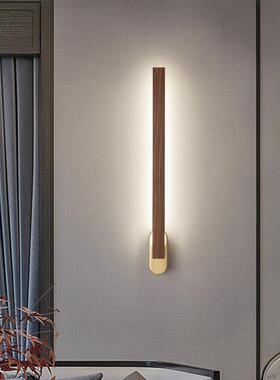 新中式胡灯桃木灯简长约卧室床49826头壁灯茶室条书房餐吊桌过道