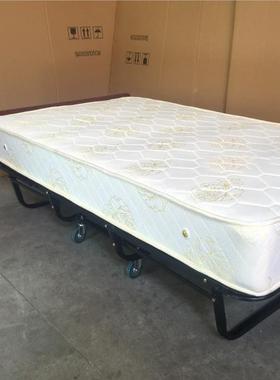 1移米宿舍酒032-032J店简易弹簧折用叠床便捷动簧弹床客房用折叠