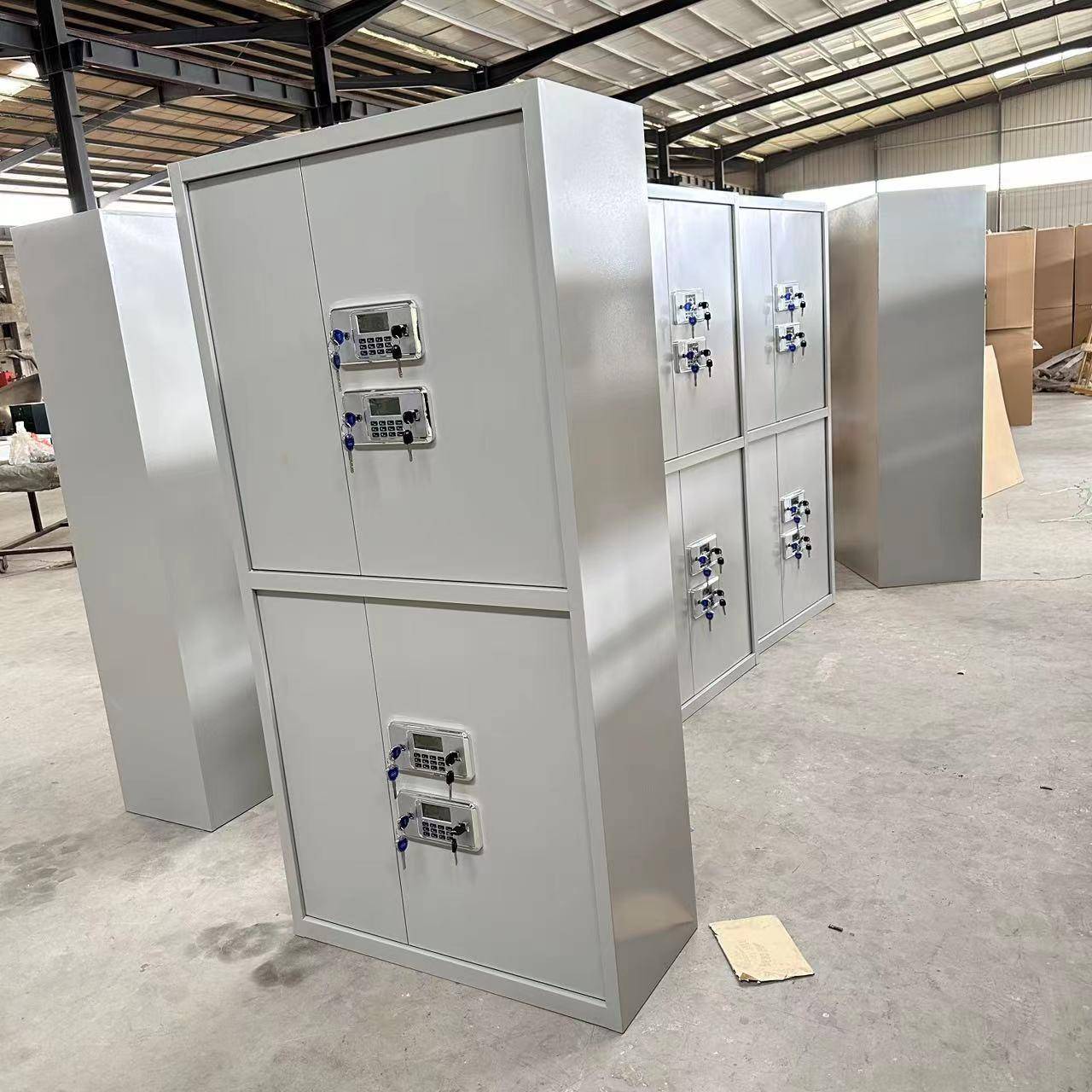 钢电制子Z168-VF3保密务柜密码锁档案文件办公双节指纹财图柜章柜