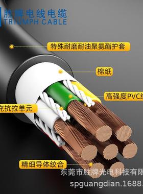 东莞22054伺服电耐弯折3芯1源.5平方耐油自动化设高拖链570-备拖