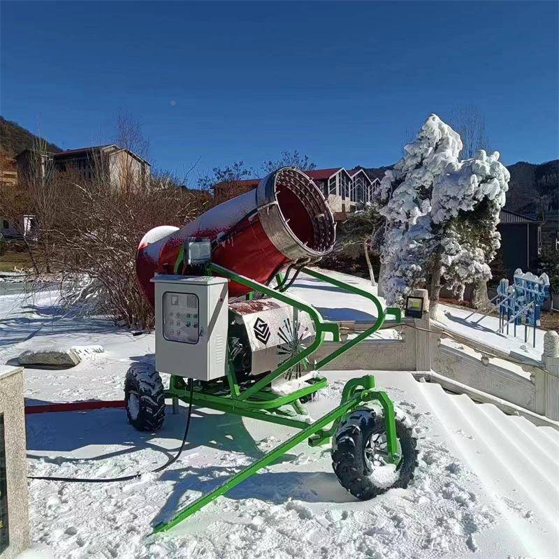 国产工造人机场滑雪全自动摆头喷雪机雪家用游乐NGA场220V制雪机