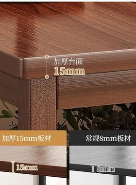 家茶几侧客厅用新中式实木腿茶BJ001220桌小户型发边几沙边柜边柜