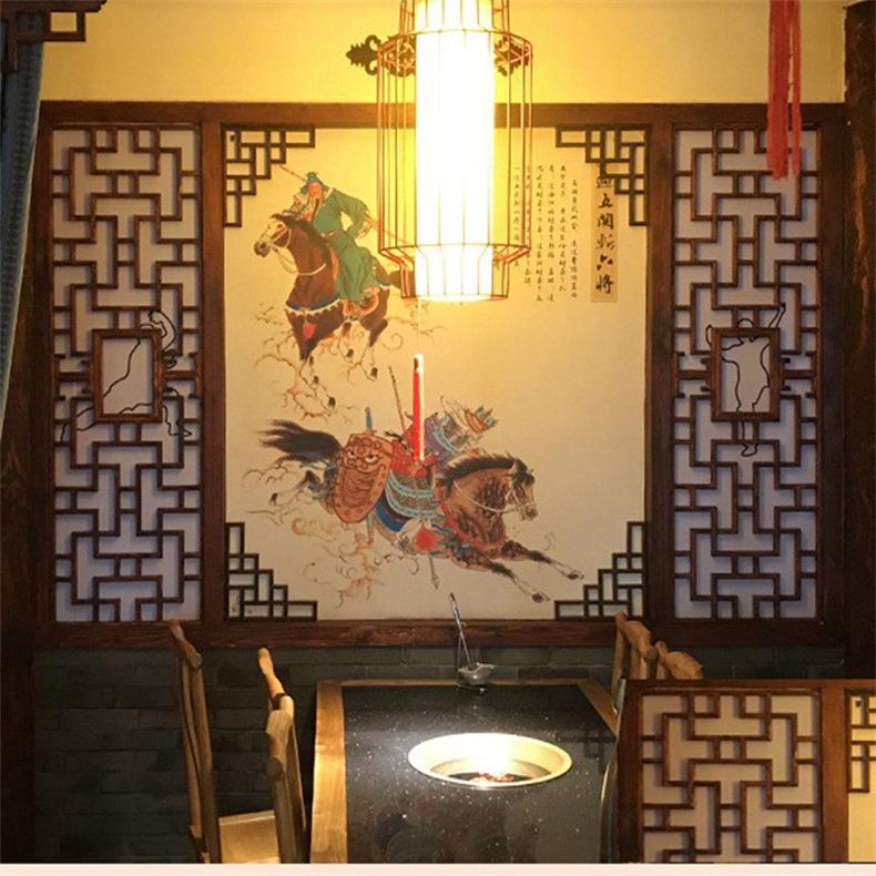 仿古门窗花格卯镂空隔断新屏风室内中式实29仿古门木花茶格古榫建