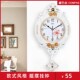 挂表复古静音客厅时钟石英钟 个性 康巴丝欧式 钟表摇摆挂钟创意时尚