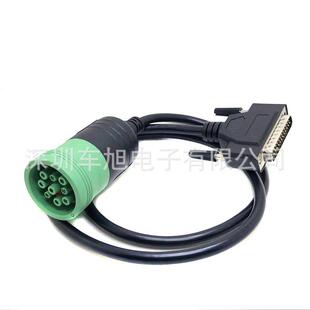 卡车9pin转DB25pin连接线外贸热销请注意接点