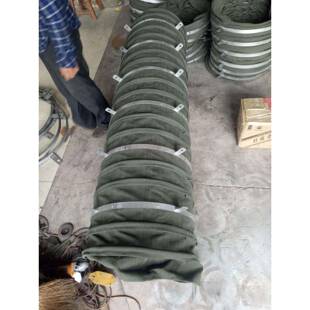 输送量大速度快行程大尺寸稳定通风耐磨帆布耐磨粉尘输送伸缩软管