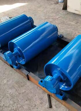 电动滚筒置电机无动力托辊0耐热耐磨外胶带宽度30GRJ直径500