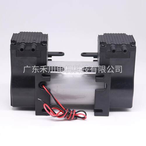 80P5M12双头隔OZZ膜真空泵12V2率4V低电压低功负压泵稳定电机泵