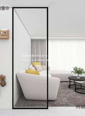 入成都厂家不锈钢艺RVA术玻璃麦屏波纹厅客户玄关隔断卫生间墙折