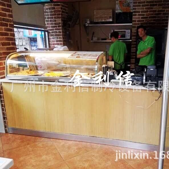 台面单层一米三长榴莲披萨电热保温陈列展示柜酥饼暖酥柜