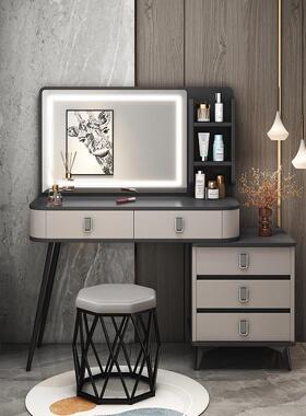 意式梳妆台卧现简约2025新款化室妆主卧书桌代床桌PSN头收纳斗柜