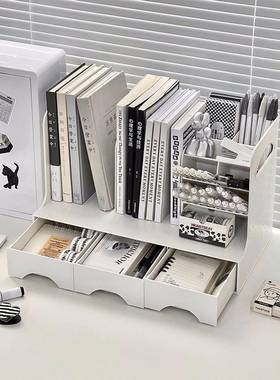 整理抽OFC屉式桌面收盒收纳置物架笔筒文具纳杂盒书物立架宿舍书