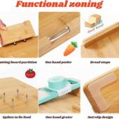 可手操作木单砧板厨房台面实木质切木菜FEU板新款 水果长方形制菜