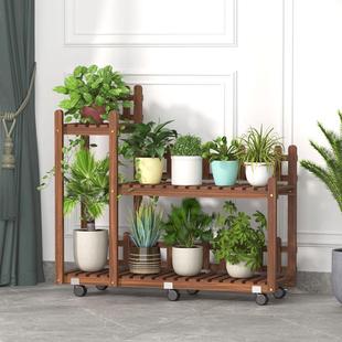 肉阳台实户外F76TJH87防腐花架子室木内客厅多层落地式架花盆多绿