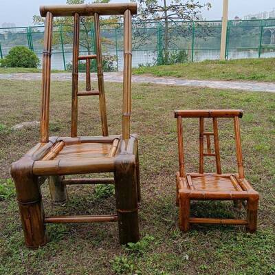 椅子凳子阳老台乘凉外茶工几靠背餐椅客厅式椅MYF子竹手庭户院复