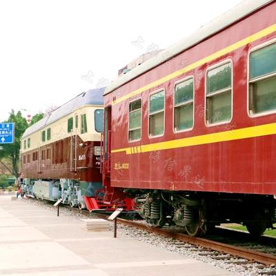 铁艺绿火车厢东风LJR电机车组列车主题餐厅景热区销复皮古摆件模