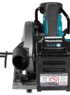 装牧田Mkita锂原电充手提木工切割机a家用40V无刷电EUD圆锯HS01电