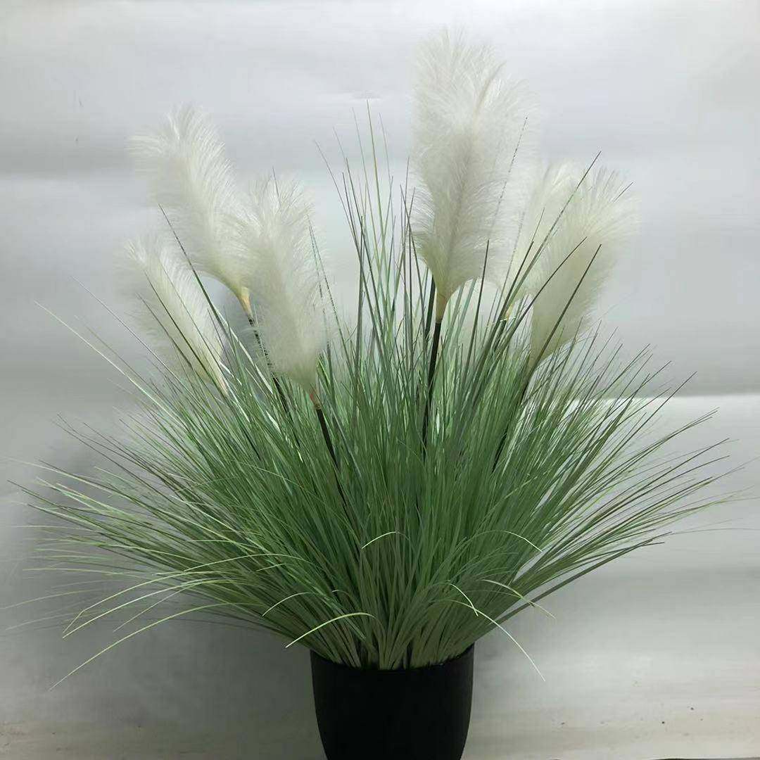 DRV仿真狗尾巴真仿草堆观制作软装道具草丛团草芦苇装景饰草橱草