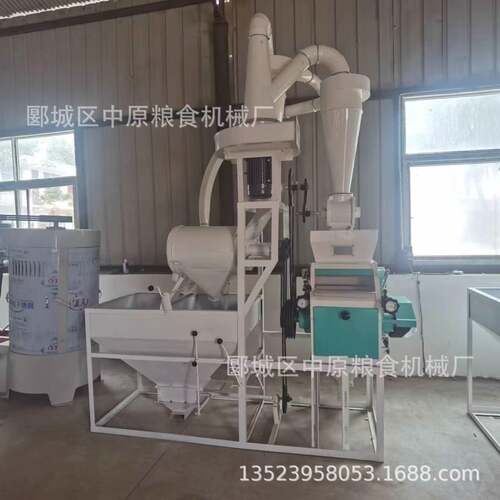 商用粉小小麦黑麦杂粮用电动面磨粉机械设998备机型磨面磨粉机