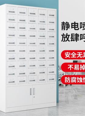 钢制屉铁抽斗柜抽文件柜办公室票据多斗资料柜柜储物柜033416票据