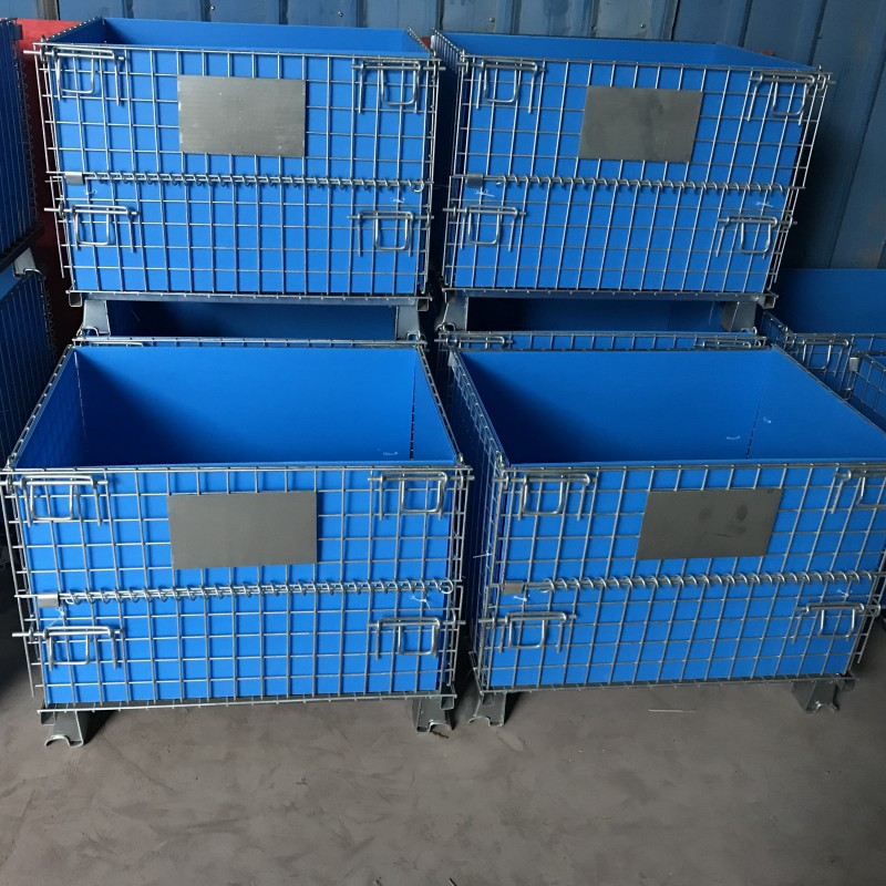 折叠仓储笼仓库笼钢丝笼网格周转铁框超大铁笼子蝴蝶笼金属铁笼