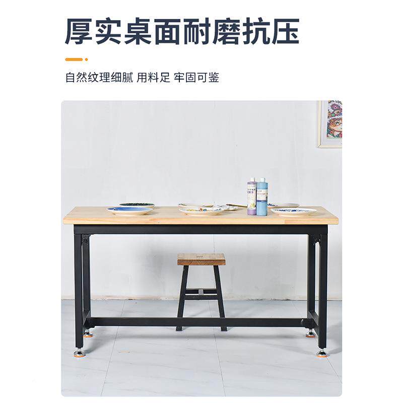 水椅流星陶艺木桌桌子凳子复古原桌木桌办公工作写/字台电长脑桌