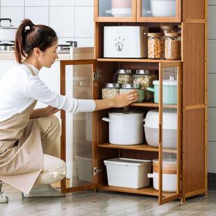 厨房架NMF置物架边柜家用功能碗柜收多纳餐储具柜橱餐柜置物柜物