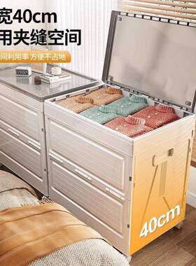 箱翻盖纳箱家用大容量衣物子被储物整理箱玩具娃XVZ娃可收折叠储