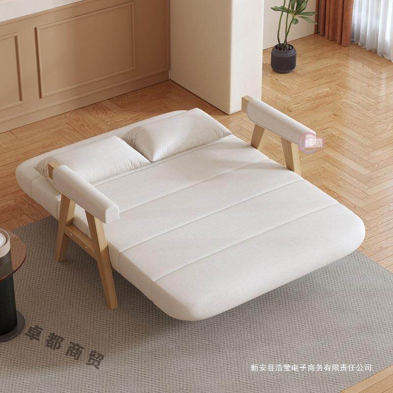 新款小木质沙发床折折叠用可睡觉两沙发户型客厅布艺-沙发叠沙发,住宅家具,沙发床,淘宝优惠券,粉丝福利购,淘宝优惠卷