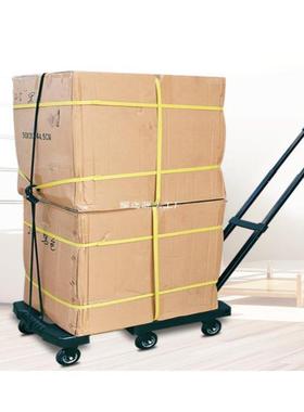 小车折叠携伸FVV缩手拉便车推拉杆车家用平板手推货车搬运车拉小