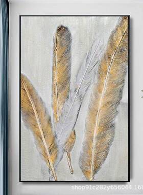 房纯手挂道绘油画客厅卧PRZ室书玄关走廊过装饰画手工画